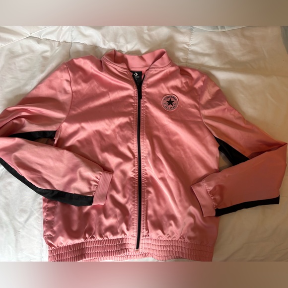 Converse Light Pink Jacket kids XL - Picture 1 of 4